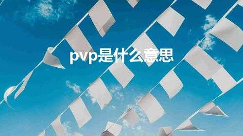 游戏中的pvp是什么意思（新版pvp等级机制介绍）